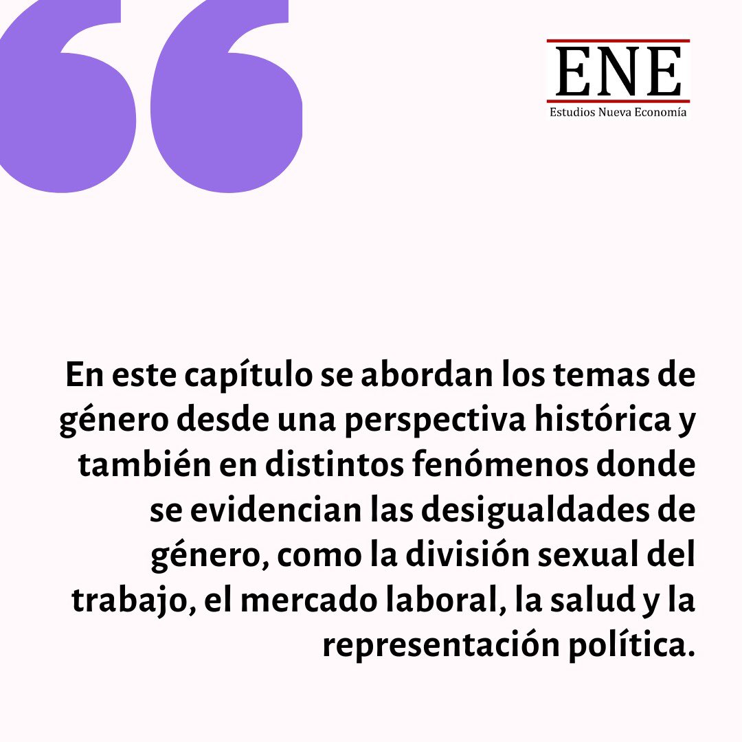 EsNuevaEconomia's tweet photo. Compartimos “Una mirada al Chile actual a través de la economía feminista: desafíos y propuestas” por Claudia Sanhueza, Tatiana Reyes y Camila Arroyo, de “Chile del siglo XXI: Propuestas desde la Economía. Por una constitución feminista y paritaria 💚🔥💜
https://t.co/R00DQsA0zy https://t.co/GVJIx8vUSF