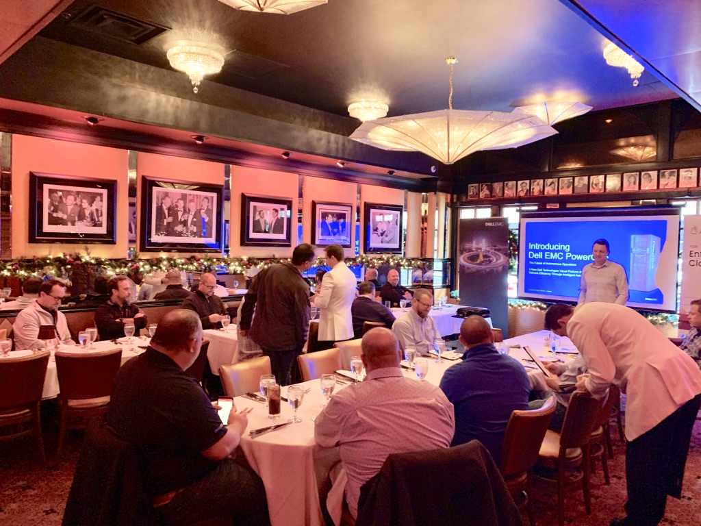Ahead's tweet photo. Great turnout at yesterday's @DellEMC #PowerOne Lunch&amp;Learn led by @BenDonaldson08! Workshop takeaways:
🔴 PowerOne is a fully #autonomous infrastructure
⚫ Built from the ground up for #automation
🔵 Designed for #DevOps
@DellTechPartner https://t.co/ZrrKTMNt0l