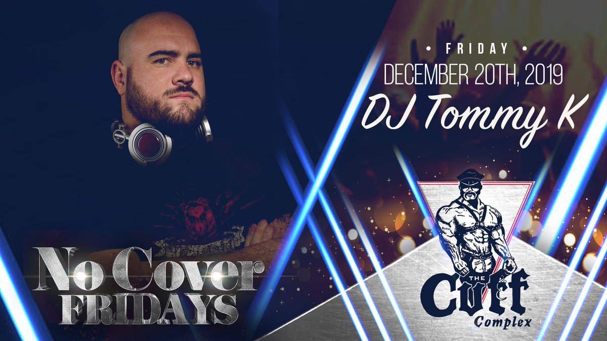 DJ Tommy K is back for No Cover Fridays this weekend! Come dance out all those holiday jitters with NO COVER. Happy Hour 2-8pm!🔥