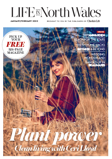 LifeinNWKelley's tweet photo. My Christmas present to you? A sneak peak at the cover for the Jan/Feb issue of @LifeinNW. Stay tuned to find out all the new places you can pick up your issue in 2020! #LifeinNorthWales #NorthWales #Janfeb #Freemag #CeriLloyd #sneakpeak #magazinecover #Plantpower https://t.co/cYVkoQAjE4