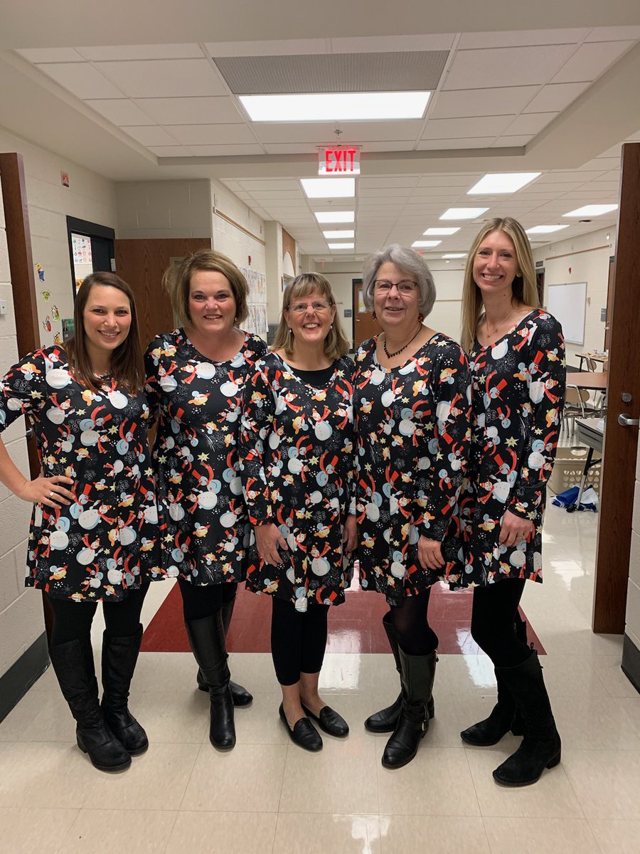 Missbertoli's tweet photo. 2nd Grade MES teachers feeling festive! @hempfield https://t.co/SrjijCB4Qd