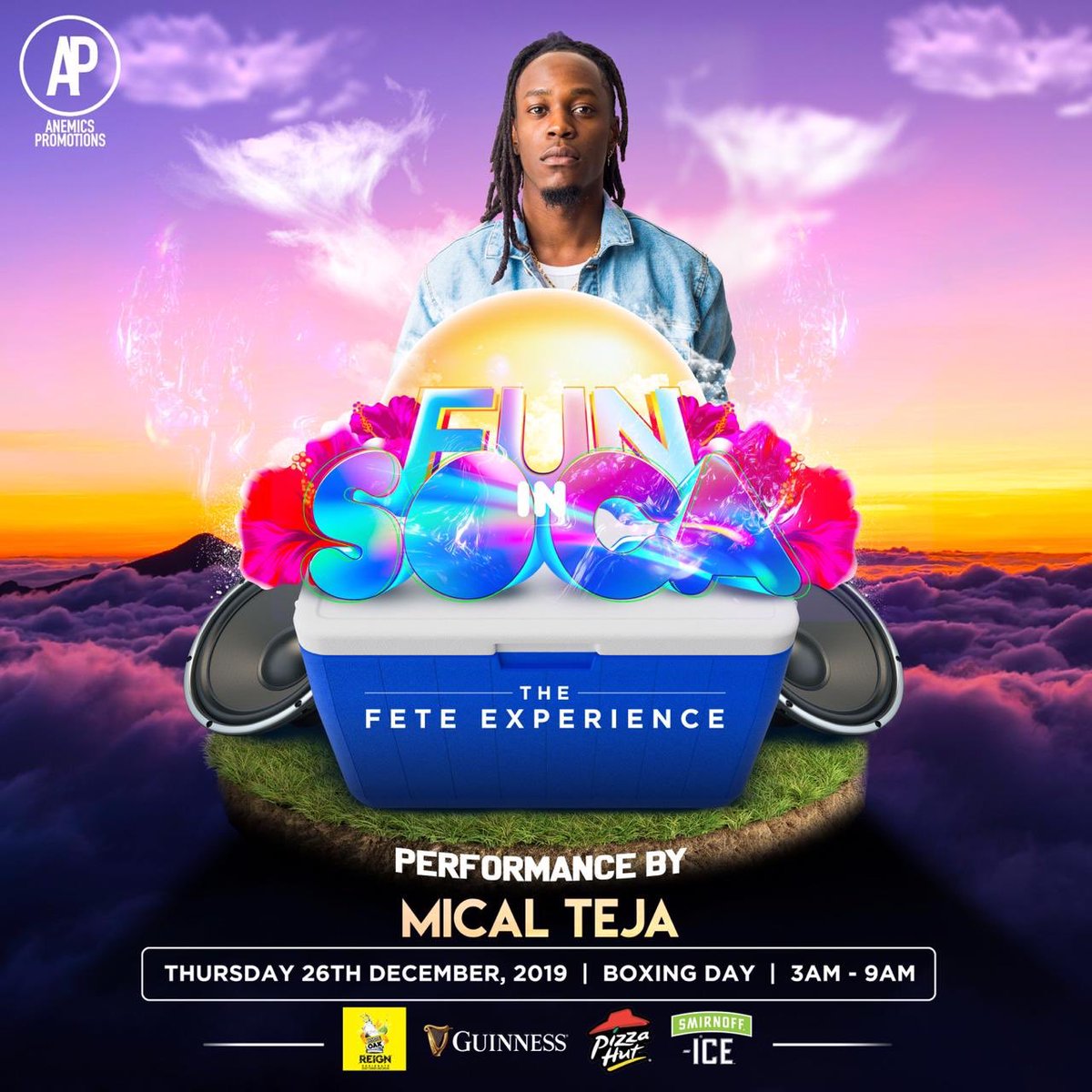 anemicstt's tweet photo. HAPPY Birthday To YOUπ₯
Fun In Soca - The Fete Experience π₯
WELCOMES MICAL TEJAπ₯
.
π: Thursday 26th December, 2019
β°: 3am - 9am
πΊ: PARAISO EVENT CENTRE
.
Contact Any Anemics Promotions Member:
.
Hotline β: 759-8670
.
#iRepAp
#AnemicsPromotions
#FIS19
@anemicstt
@MicalTeja https://t.co/iQeAq4ktAy