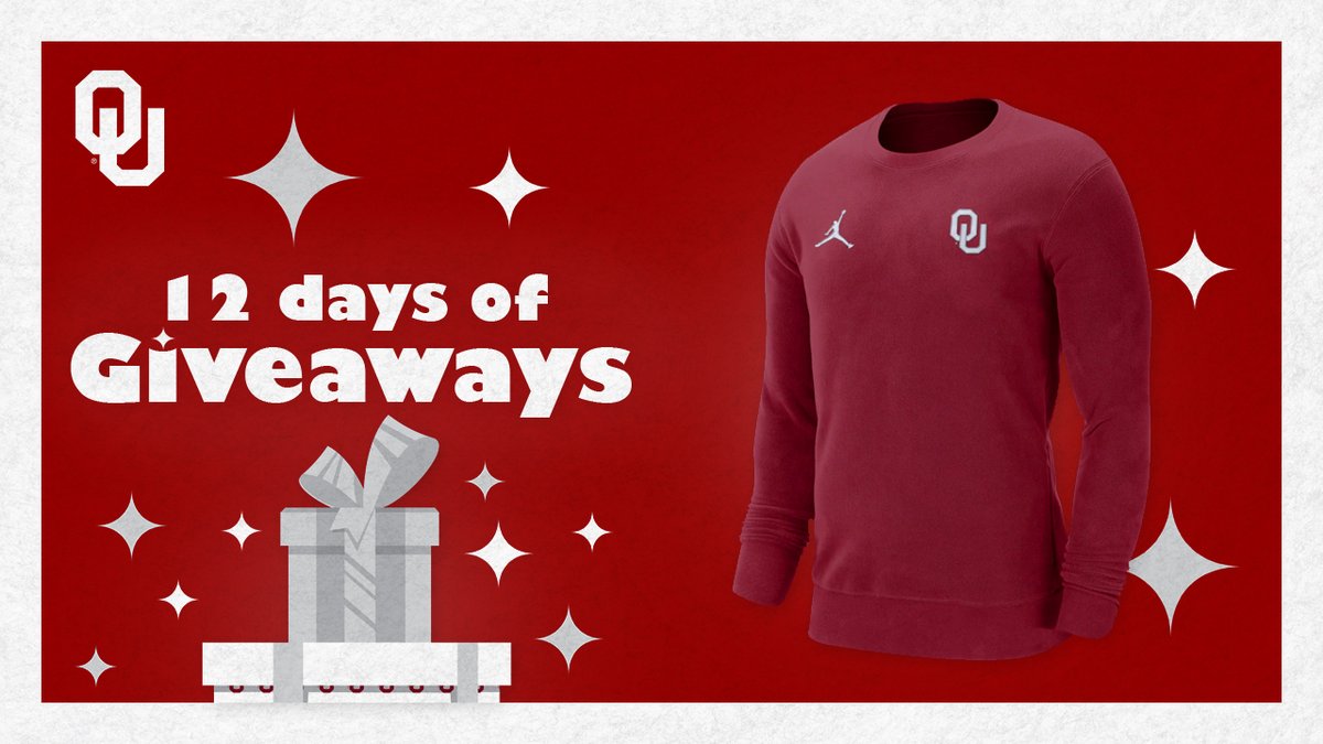 OU_Athletics's tweet photo. It's the final day of #12DaysofOUGiveaways, and we've saved the best for last! Like or RT for a chance to win this #OUxJordan jacket! Find it in store at The Sooner Shop. #BoomerSooner https://t.co/q7au8ow6YZ