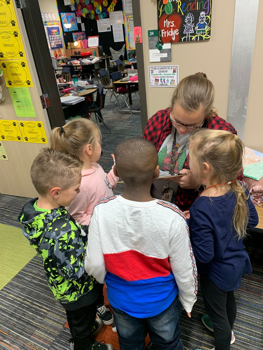 KrauseElem's tweet photo. Kindergarten students had fun participating in a Christmas Scavenger Hunt this morning. The focus was for them to work on speaking clearly and asking questions! #GreatThingsBrenham #KESstickstogether https://t.co/MYghmqNxj8