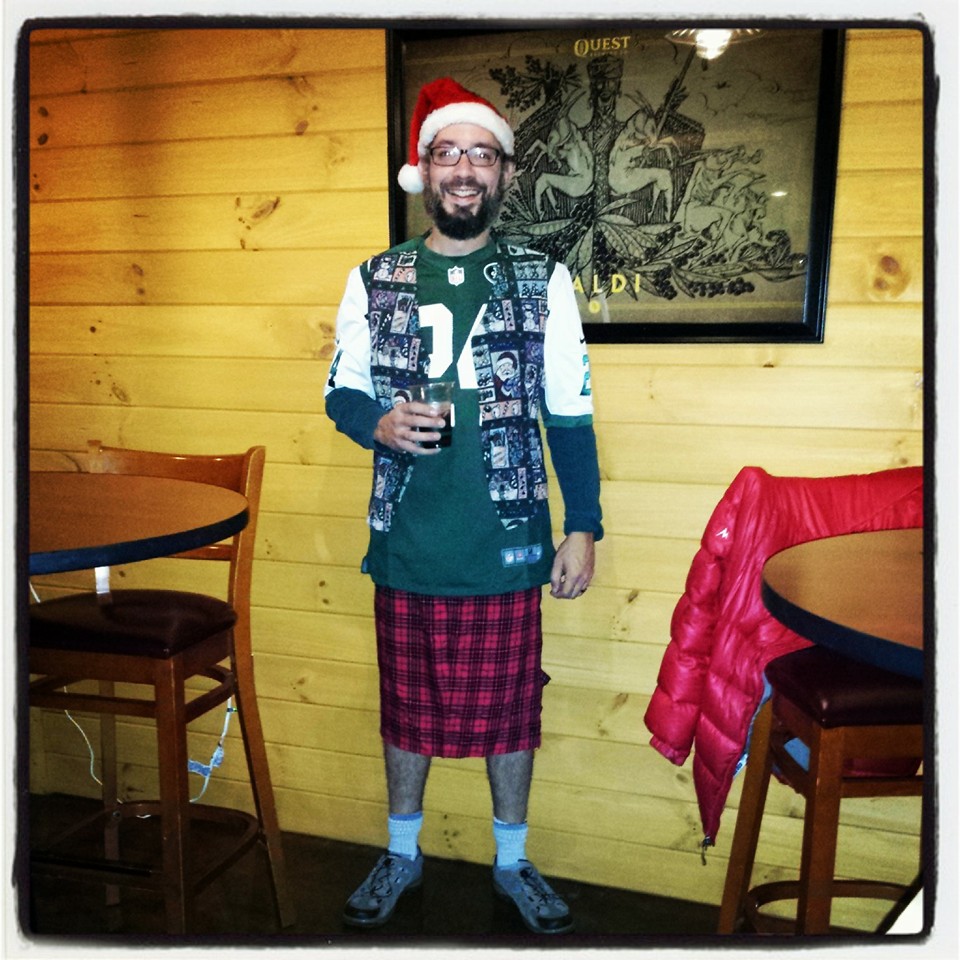 Join us tonight for Trivia with this sexy Santa starting at 7pm. Wear your ugly sweater, winner gets a $50 giftcard. This is our last trivia of the year so bring your useless knowledge for an evening of fun.