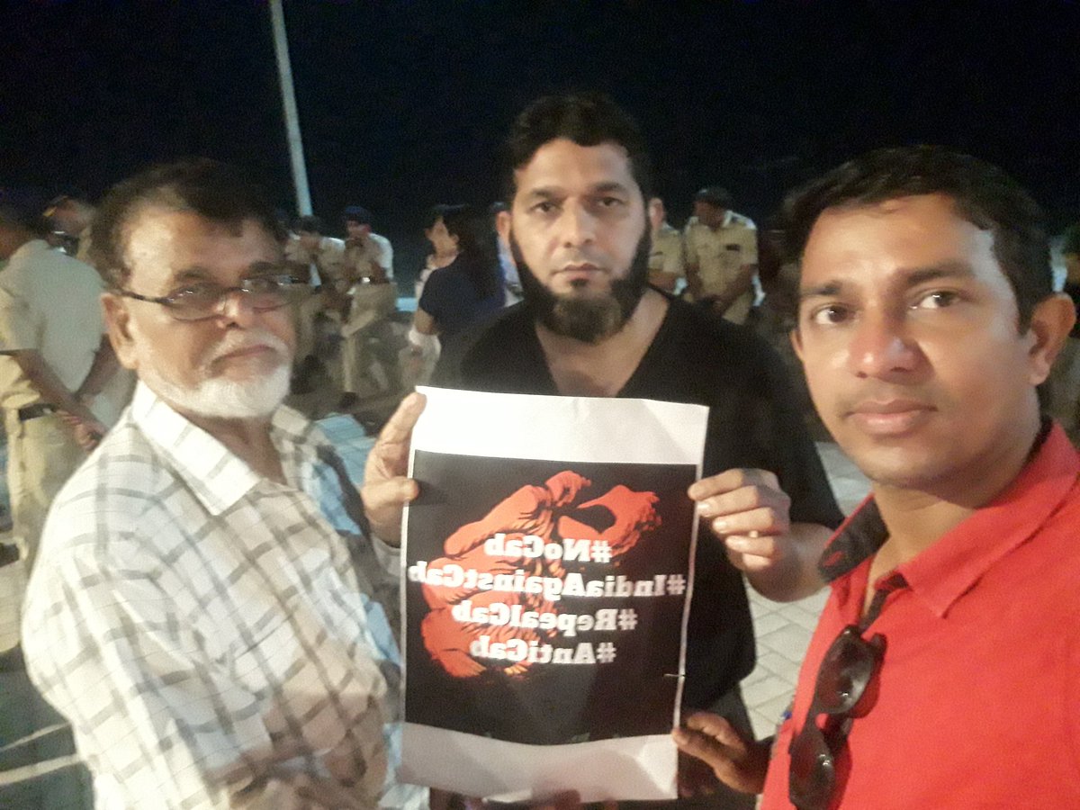 MushtaqAnsari80's tweet photo. @MumbaiMirror @supriyan We #opposeCAB https://t.co/DM9ytF3RjN
