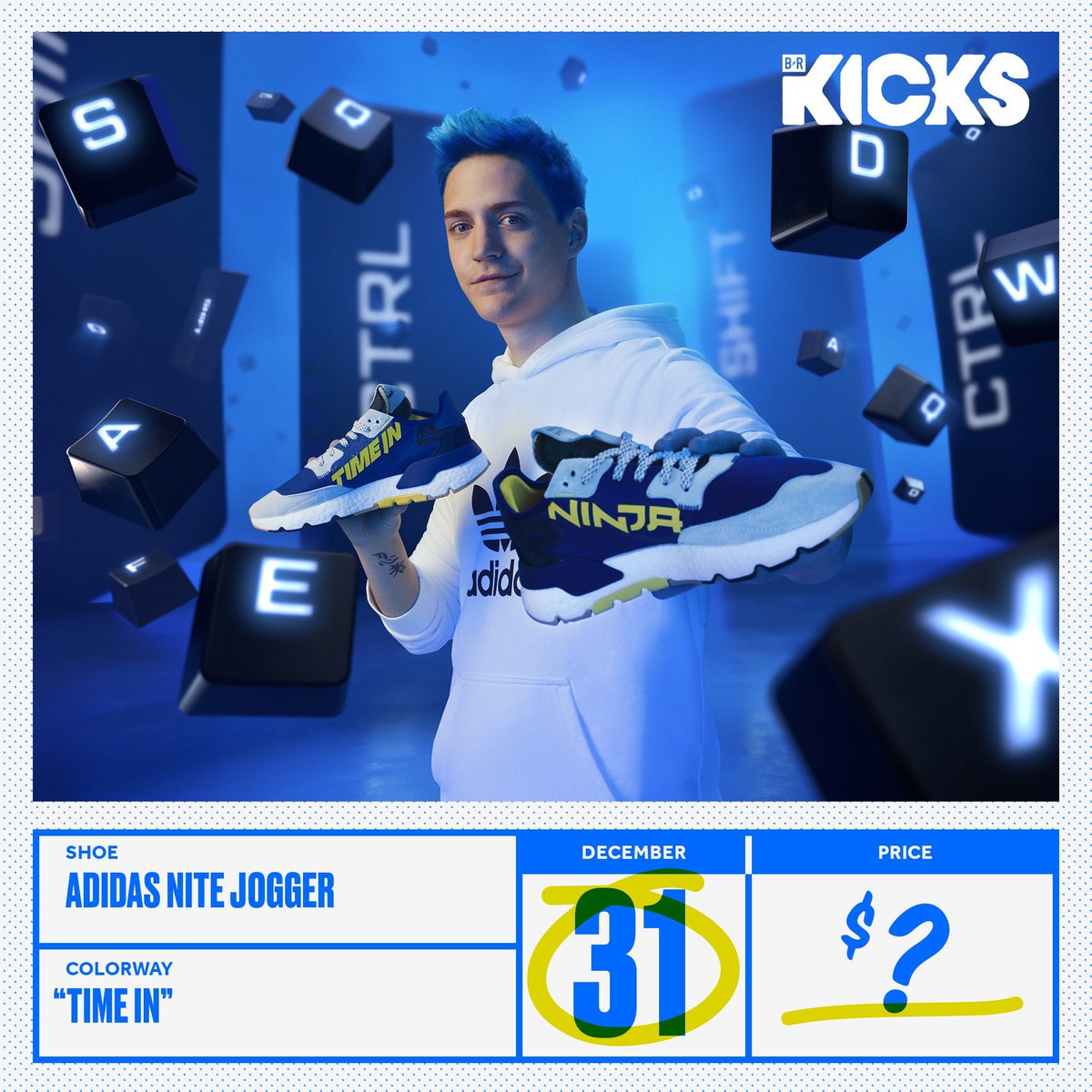 ninja fortnite adidas shoes