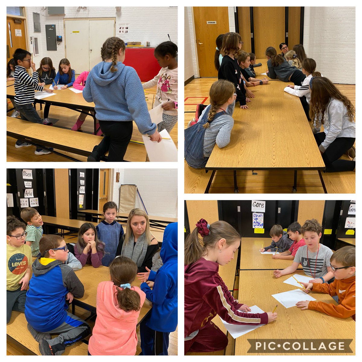 These 3rd graders are practicing gratitude and making big plans for a January service project! Thanks <a href="/GratitudeGener1/">Gratitude Generation</a> for helping us teach our students the importance of giving back to others! @montgomeryin3rd #engage109 #wal109