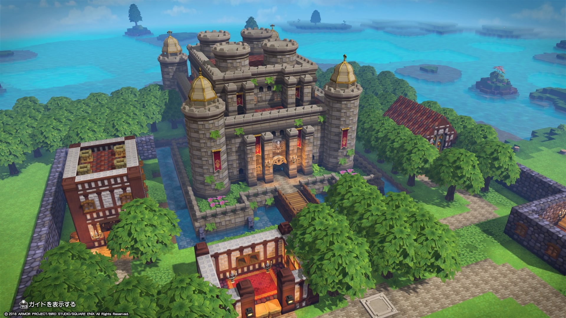Uzivatel ヒギ Na Twitteru アリアハン城 いかにもドラクエのお城 って感じになったよ Dqb2 Ps4share