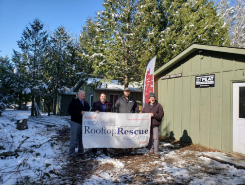 The OIRCA partnered with CGT to provide free roofs to Camp McGovern, a summer camp for children from Family &amp; Children Services and Children Aid Societies. The camp can offer a partial subsidy for up to 100 campers, rather than repairing the roofs. Thanks to everyone involved!