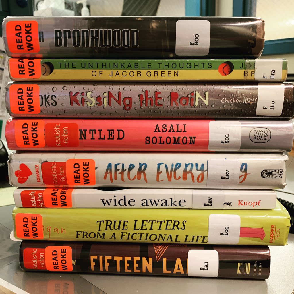 MLE_Reilly's tweet photo. Our students are flying through some awesome books. RV staff and students-stop by and load up for winter break. @rvrhslibrary #recentlyreturned #rvrhs #reading #Read #readingrocks #readwoke #library #schoollibrary #luckylibrarian #librarian https://t.co/TzLMbeiPio