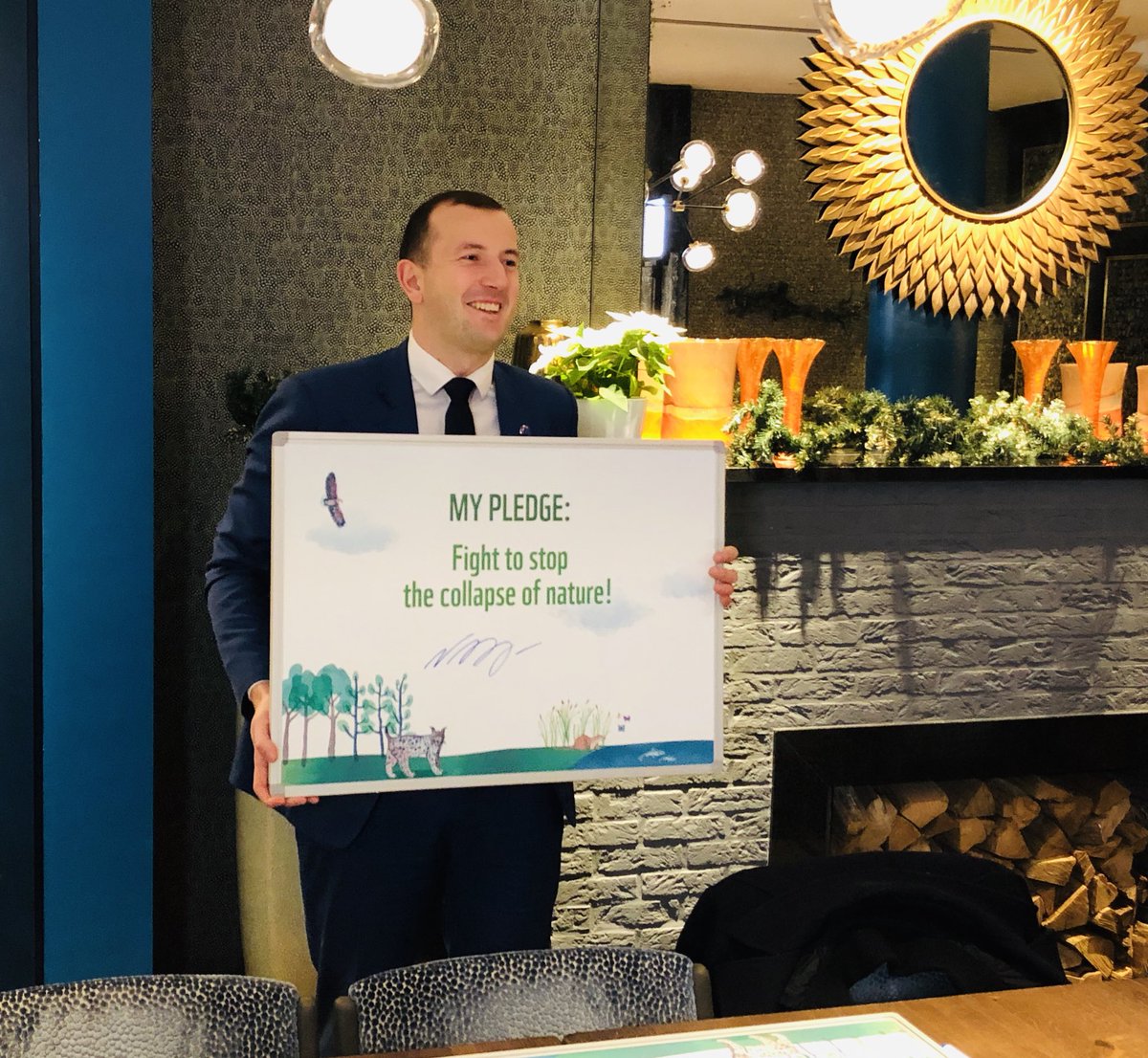 Commissioner @VSinkevicius, thank you for your pledge. We’re counting on you to #BringNatureBack! 🦉👩‍🌾🌳🐝🐟🍃🌍

#EUGreenDeal #BiodiversityCrisis #ClimateCrisis #EU2019FI