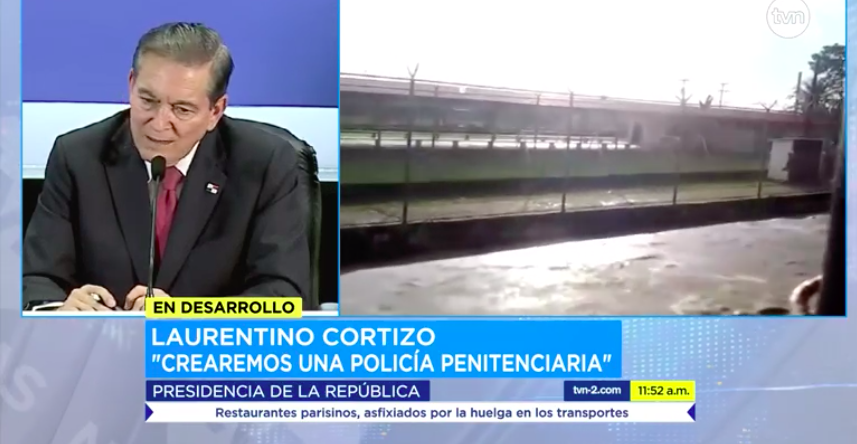 tvnnoticias's tweet photo. "Tenemos que hacer los correctivos en el Sistema Penitenciario, este relajo no seguirá", presidente @NitoCortizo sobre reyerta en La Joyita. #NoticiasTVN https://t.co/Jc5IcEdgnf