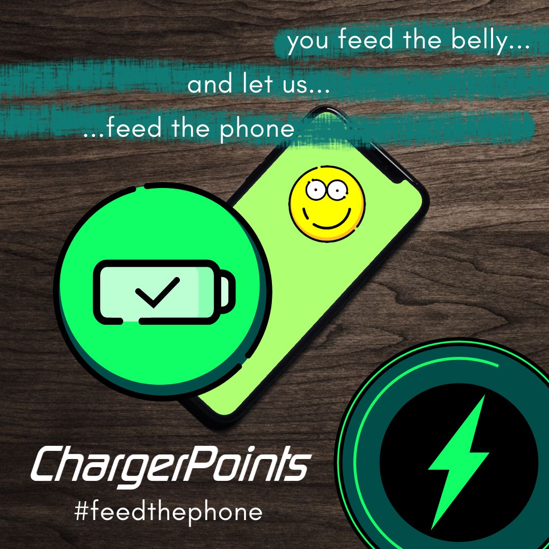 ChargerPoints's tweet photo. While you are feeding bellies - make sure those mobiles are getting a fill up of their own...🍽️📲🔋
@CafeNonnas @no31tapas
#feedthephone #ChargerPoints #cafe #restaurant #restaurantowners #foodtech #mkfood #hertsfood #bucksfoodie #DinnerData https://t.co/FT7Kgnialk