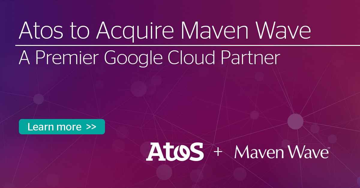 Atos's tweet photo. Glad to announce we found an agreement to acquire @MavenWave, a business &amp; #technology #consulting firm specialized in delivering #DigitalTransformation solutions. The company is a leading @GoogleCloud Premier Partner with 8 #Cloud Partner Specializations https://t.co/S7A56halGM https://t.co/WEaPoeFKzZ