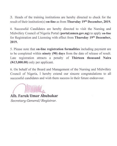 Nursingworld_Ng's tweet photo. Nursing and Midwifery Council of Nigeria releases it's 2019 November Council Exam Results
#nmcnexams #councilresults #exams #november2019 #nurses #midwives #postbasic #results https://t.co/xYIXjr0Vuw
