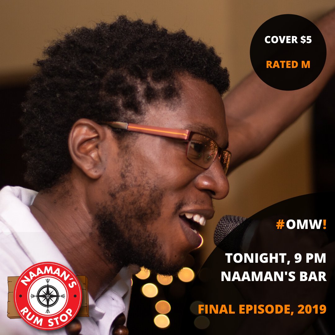 keomatherapper's tweet photo. We up in @RumStop tonight wid one last wun fuh de year! 🍻
See y'all later!
#OMW! #OpenMicWednesday #MicCheck #RhyMinister #Sunrokk #Wesu #NaamansBar #OpenMic #SpokenWord #Poetry #Singing #Comedy #Freestyle #HipHop #Rap #Music #Barbados #BIM #Bajan https://t.co/GVArTtB9Dl