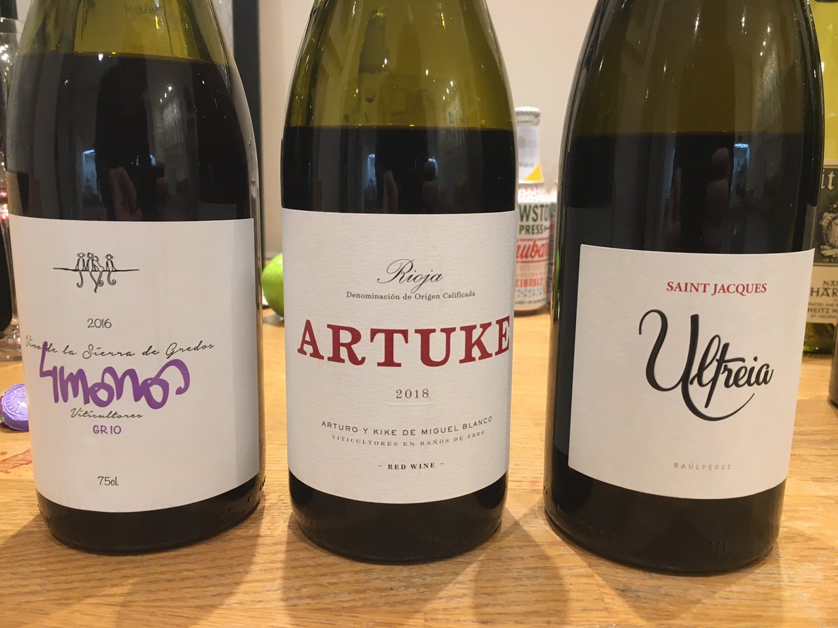 Three of the best value, fresh Spanish reds you are likely to encounter #Gredos #Rioja #Bierzo <a href="/4monosvitic/">4monos Viticultores</a> <a href="/artuke/">artuke</a> #raulperez <a href="/Justerinis/">Justerini & Brooks Official</a>