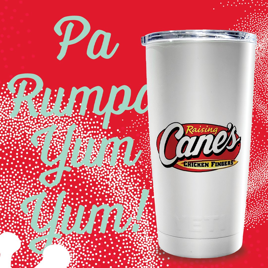 raisingcanes's tweet photo. Holiday shopping got you thirsty? Tell us about the furthest you've gone to get the perfect present for your chance to win this Cane's Hydration Unit. Be sure and follow @RaisingCanes on Instagram and comment on Instagram using #12DaysofRaisingCanes & #Sweepstakes. https://t.co/PgpeOpIQJc