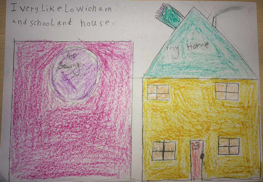 LewishamCouncil's tweet photo. Here are some more pictures drawn by #refugee children whose families are making a home here in #openlewisham. It's part of our celebration of International #migrantsday. We are making #Lewisham a safe place for those who need it. #wetogether https://t.co/haWqV9HkQ9