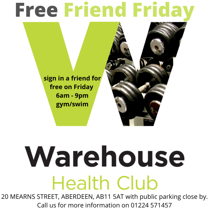 WarehouseHealth's tweet photo. FREE FRIEND FRIDAY is BACK at The Warehouse Health Club! Sign in a friend for FREE between 6pm and 10pm on Fridays for Gym, Swim or Sauna. Love <3 and share this post for a FREE entry into our draw for a FREE Personal Training Session! #freebies #freefriendfriday #warehousegym https://t.co/kLV0QWcKrN