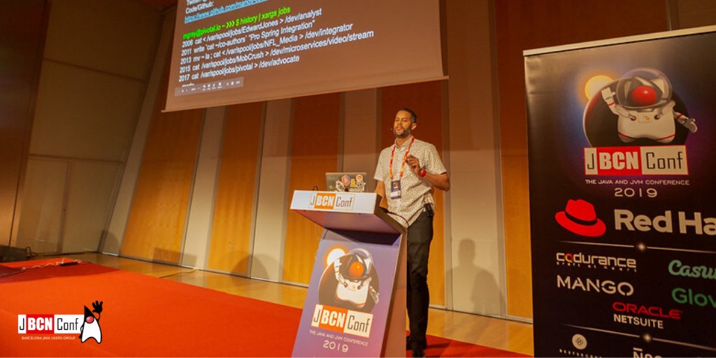 dev_bcn's tweet photo. Have you already checked the insane talks we had in last year's #JBCNconf? 🤯 Watch all of them here 👇 

https://t.co/IPQAXvwfYF

#JBCN20 #Microservices #Kotlin #Docker #Java #JVM #Android https://t.co/tgNz6A67h9