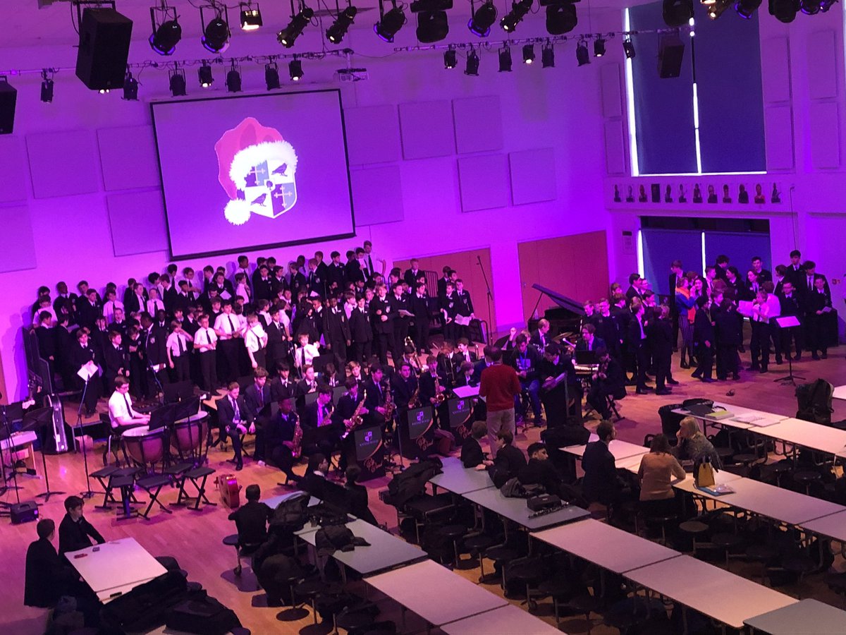Not long now...final preparations are underway for our Christmas Concert this evening. Good luck to all of our brilliant musicians and our wonderful <a href="/RWSMusicDept/">RWS Music Department</a>.