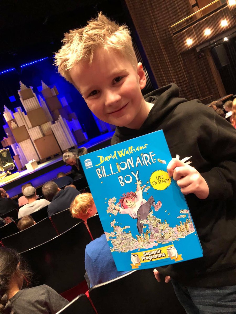 adrian_wander's tweet photo. Fabulous afternoon @bloomstheatre watching Billionaire Boy as a treat for my sons 9th birthday. Great show. Thanks @billboy_live
#BillionaireBoy https://t.co/DvPoBL3ERx