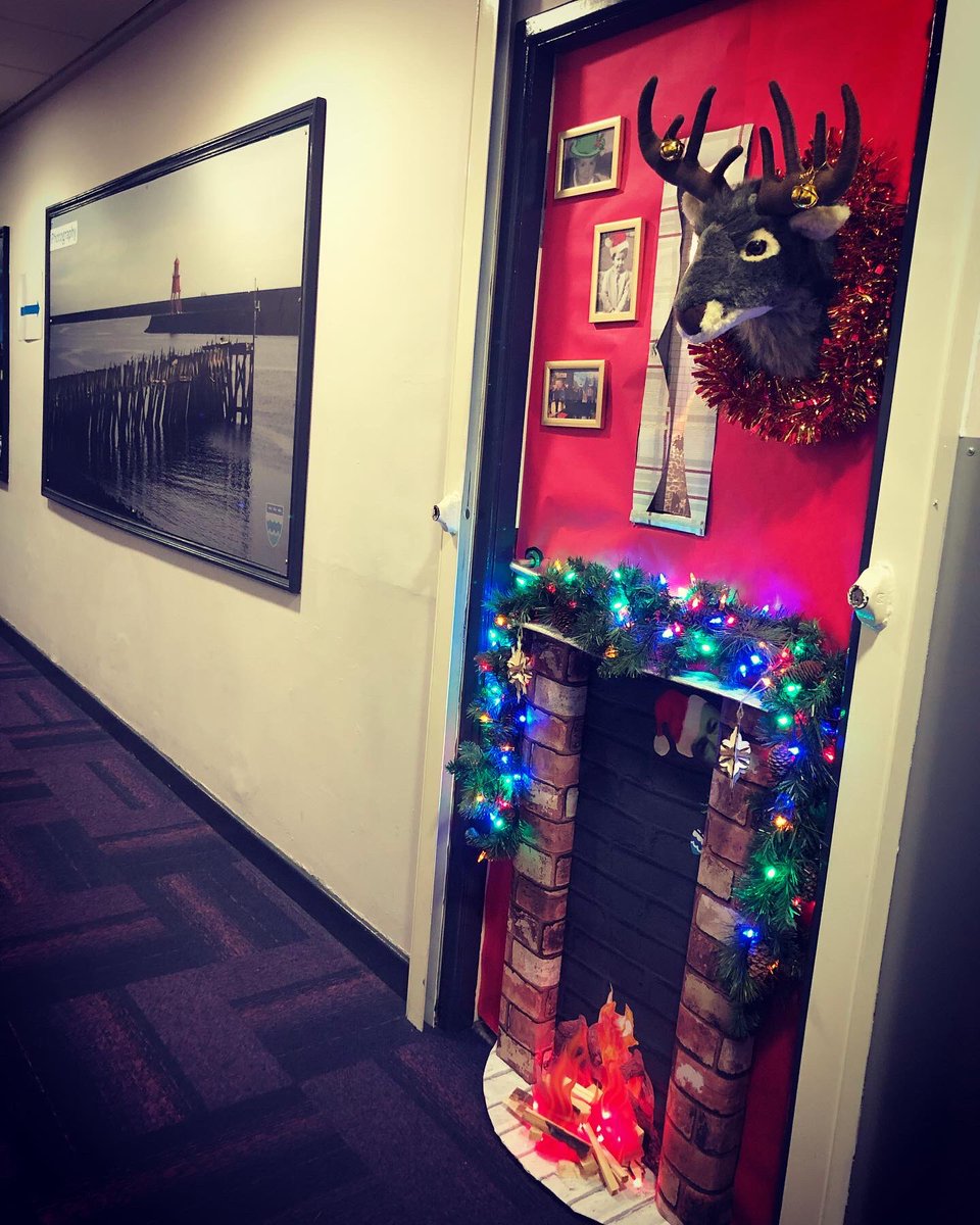MrCollinsNHS's tweet photo. What a brilliant Christmas Concert we had this afternoon; amazing. Well done to all performers. Some fantastic Christmas doors springing up around school too. Christmas spirit is alive &amp; kicking @norhamhigh https://t.co/26PQlv4JWq