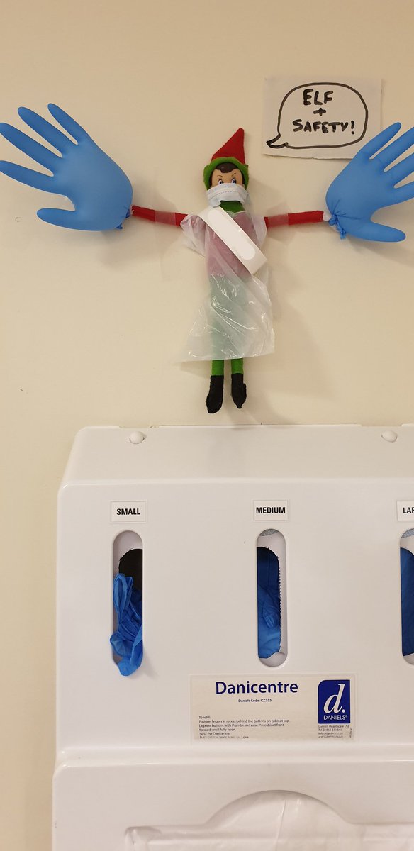 "Elf and safety" is very serious business, even for an elf!
#cardiology #ward2 #barco #fgh #elfontheshelf 
<a href="/EmmaCotterill11/">Emma Cotterill</a>  <a href="/TracySh01012017/">Tracy Shaw</a> @BuryRochCO_NHS