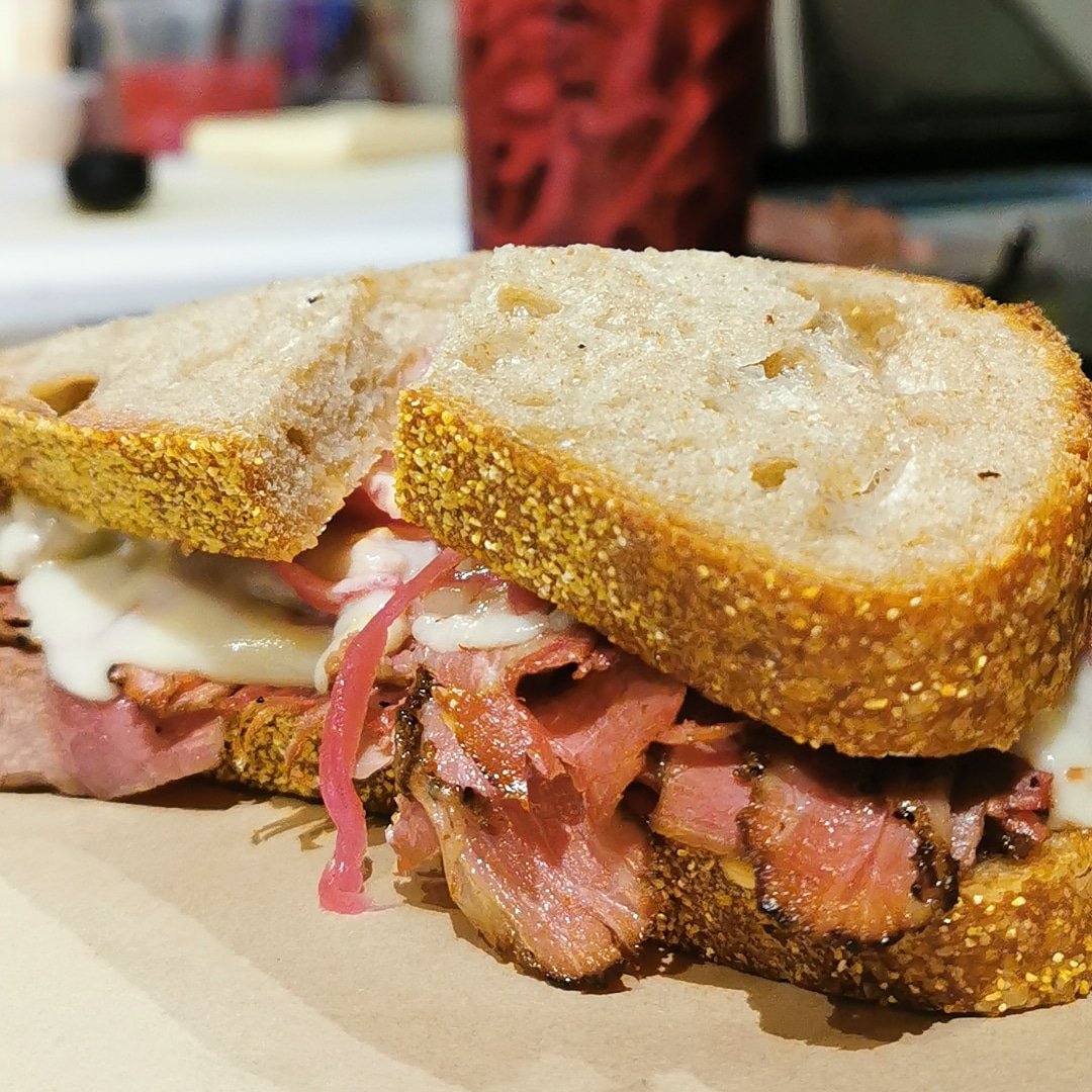 ONLY 5 LEFT!!! 
Last chance for Menche's Pastrami Reuben until 2020!!
Kafka's coffee - 577 Great northern way
Serving from 11am

#reuben #pastrami #popup 
#menschdeli #yvr