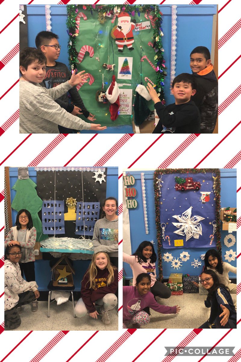 msmancuso5's tweet photo. We “decked the halls” and had a fabulous time doing it! Check out our awesome boards. #msmancuso @NHPGCP  @NHPRoadSchool https://t.co/1a5tx0ZIBl