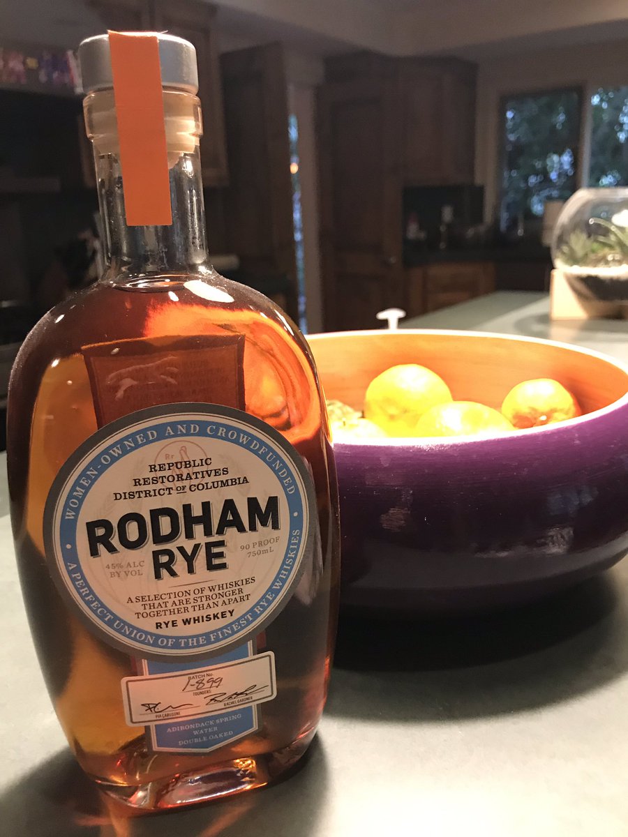 carolannleif's tweet photo. Twitter friends, what are you going to do after the #ImpeachmentVote?
I’ll go first:
I bought this #RodhamRye in honor of @HillaryClinton 3 years ago and will open it today (with @jackiewollner)...for her, for Nancy Pelosi and for America. 🥃 #NastyWomenDoShots https://t.co/eZdoQ0WXu3