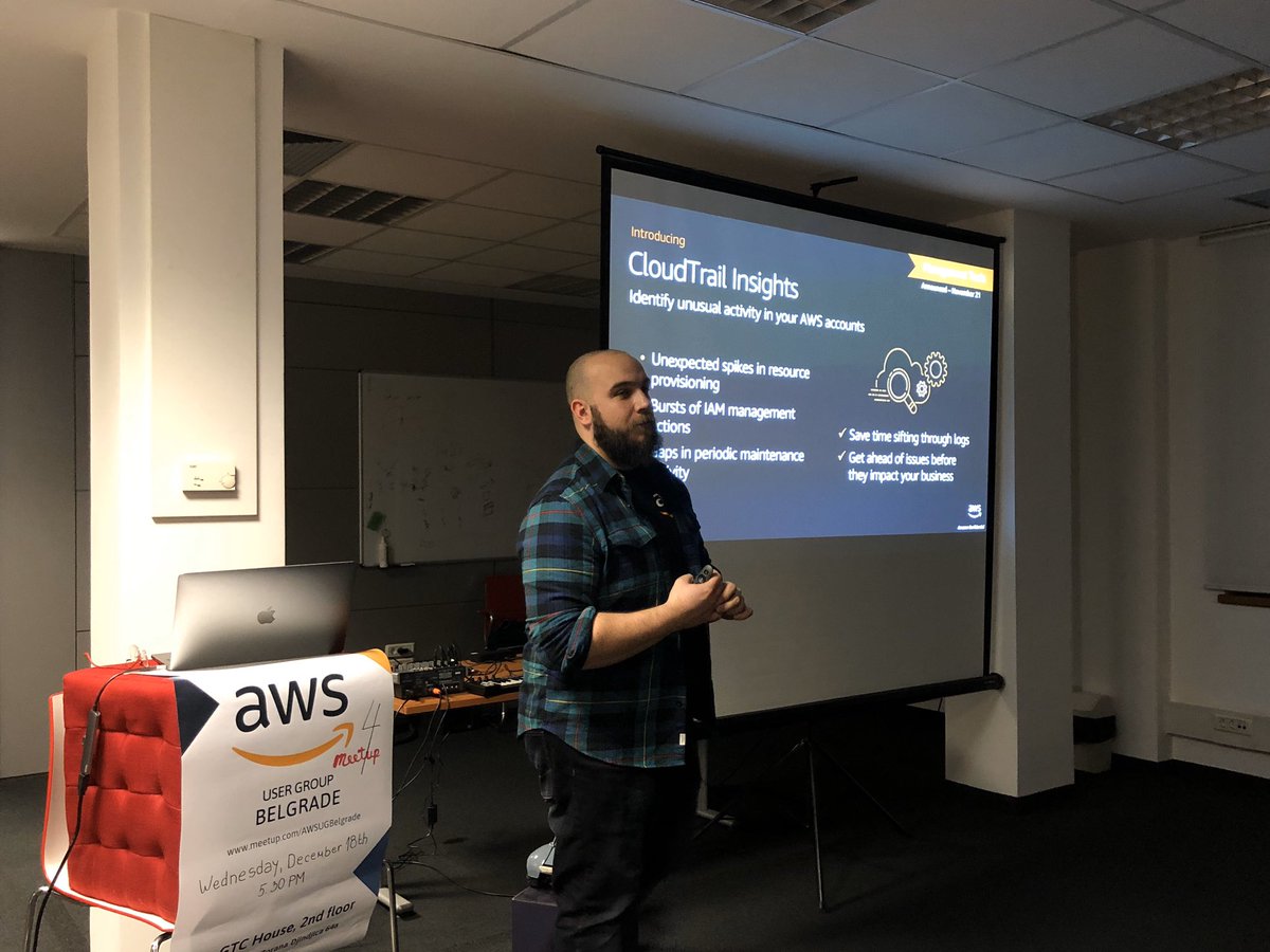 IvanaFisic's tweet photo. Networking and security 
Let’s here @darkosubotica @AwsUGBelgrade 

Live on https://t.co/8JNn2oAWtN https://t.co/stimkkD71u