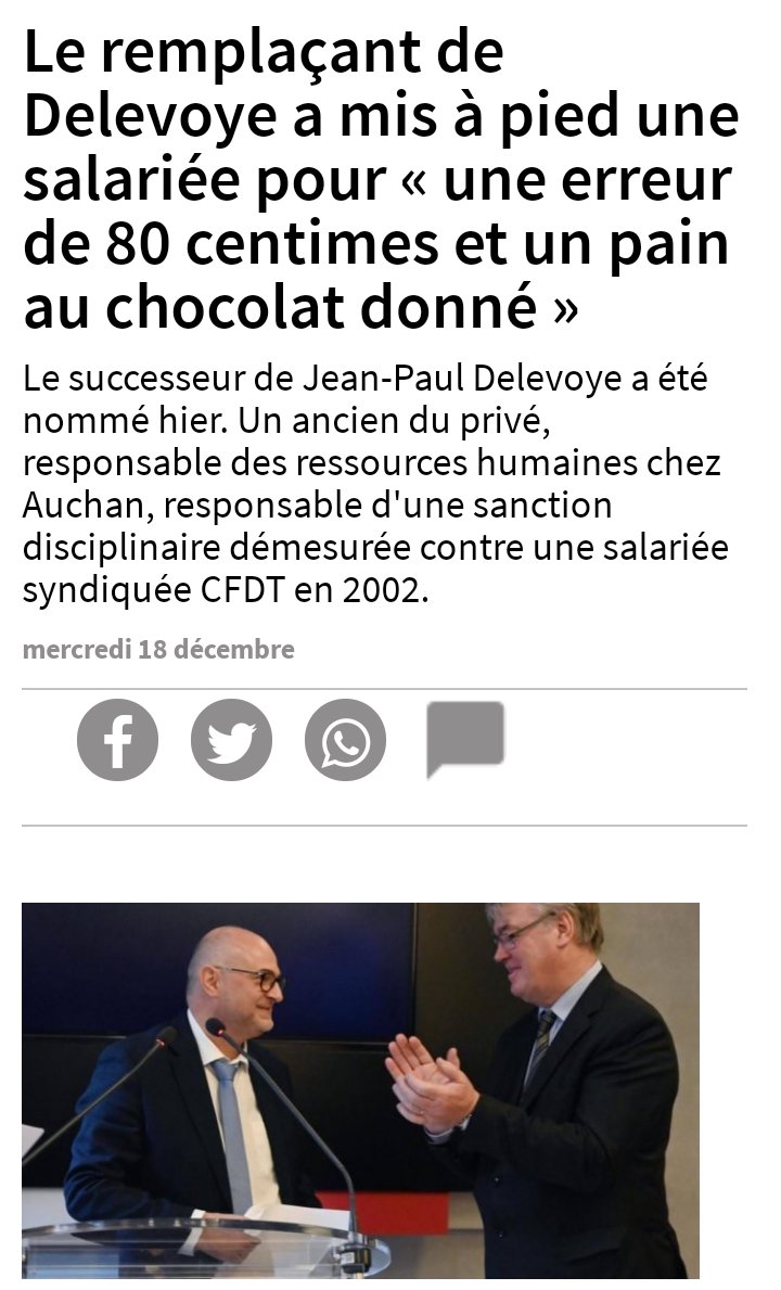 amotscouverts1's tweet photo. Est-ce que Laurent #Pietraszewski, le tueur DRH de la grande distribution, est plus ou moins de "bonne foi" que #Delevoye Mr #Macron ? #greve18decembre #PietraszewskiGate #PietraszewskiDemission #reformedesretraites #Retraites #GiletsJaunes #greve19decembre https://t.co/g8K7owZBCW