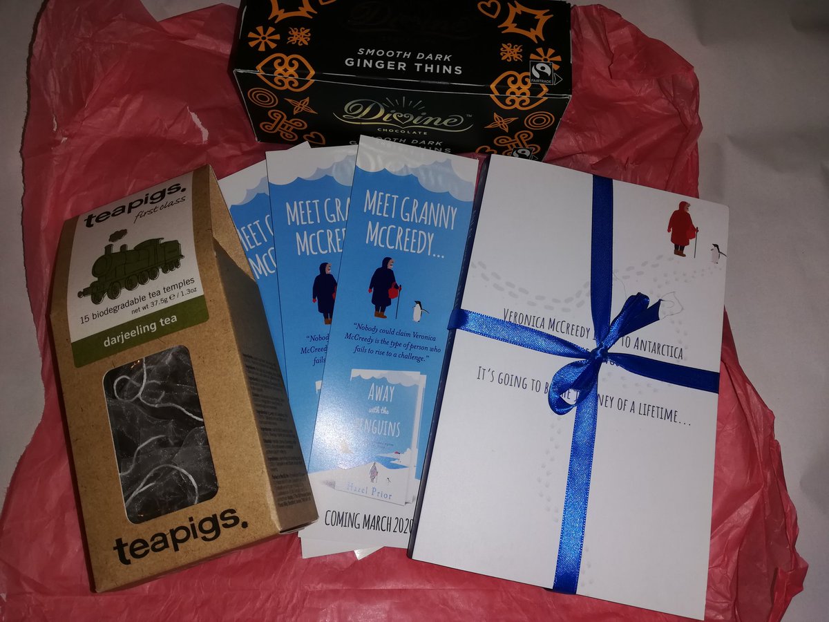 book_bint's tweet photo. Got my #HazelPrior parcel. So this is Granny McCreedy... #AwaywiththePenguins out March 2020.
Thank you @TransworldBooks @RuthSRich1 I shall enjoy them this weekend xx https://t.co/t9a2zSbSrw