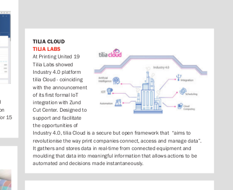 tilialabs's tweet photo. Stoked to be selected by @imagereports mag in the UK for an Angel Award second year running - this time for our #tiliaCloud #IoT solution. Read all about it in the Dec-Jan edition and catch a headsup on some of the developments we have in train for 2020. https://t.co/hpuZAenWpH https://t.co/C30RFezLDC