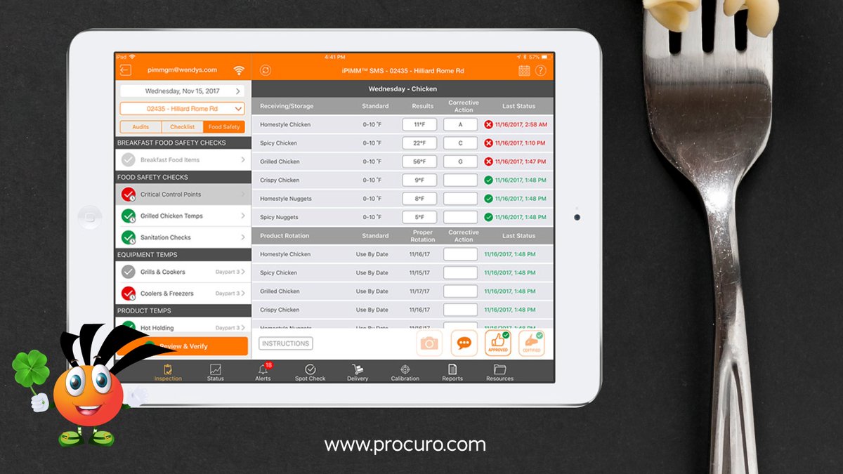 PIMMBuddy's tweet image. PIMM™ #StoreManagementSystem has a built-in #FoodSafetyInspections and #QualityControlSystem that simplifies #dataCollection, #scoring and #reporting for daily #HACCP inspections as well as weekly, monthly #foodSafety and #qualityAssurance processes for each restaurant facility.