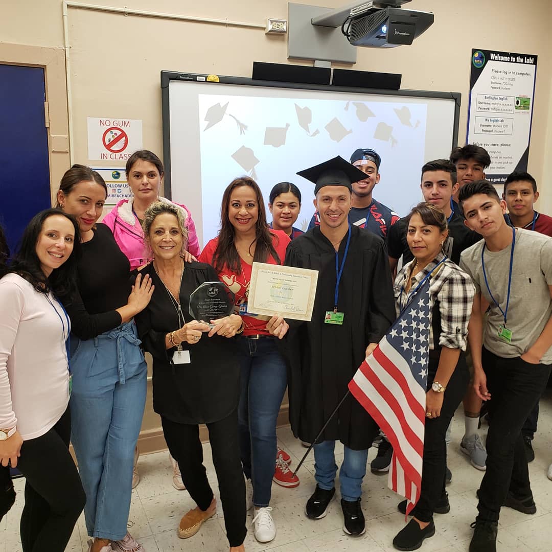 miamibeachadult's tweet photo. To one of the  best ESOL instructors, Dr. Garoz!  Thank you for your years of hardwork and service. Your energy, encouragement and passion for educating students is second to none! #ignitethevision @LuisEDiazDEOA https://t.co/Dn9MnNBny7