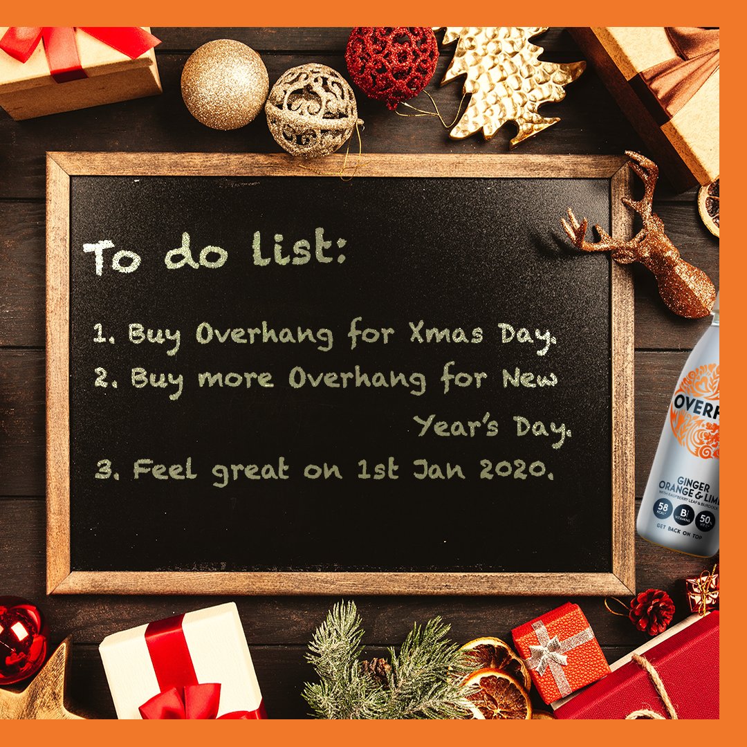 Overhang: Making the festive period bearable since 1880 😉 
Available nationwide from:
✅ Amazon
✅ Sainsbury's
✅ Morrisons 
✅ Holland &amp; Barrett 
✅ Bargain Booze 
✅ WHSmith - Airports 
✅ Tesco - Southwest region
✅ ASDA - Southwest region