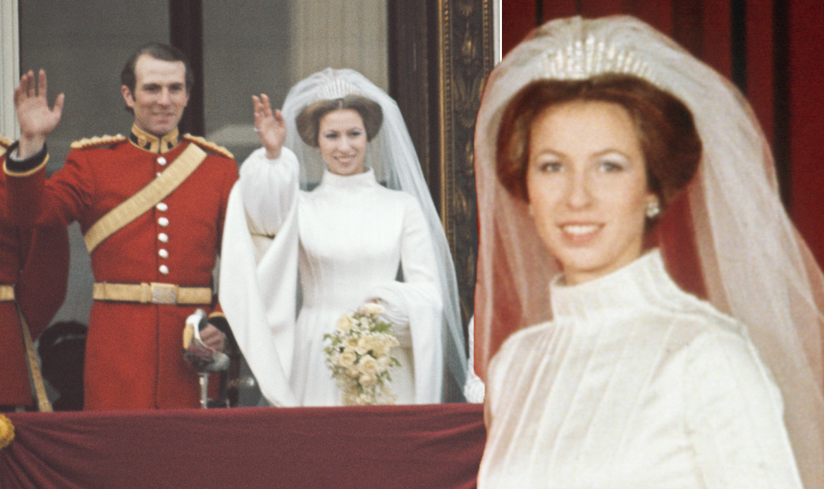 Wedding dress of princess anne deals
