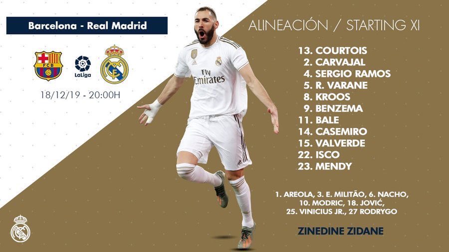 M__RAUL's tweet photo. مثل ما تمنيت وتوقعت تشكيله المباراه ثقتي كبييره ��ـ بيل 
وتوقعي بتنتهي تعادل 

_ونقول ياارب فوز الريال 😫 https://t.co/2WB1UylFlH