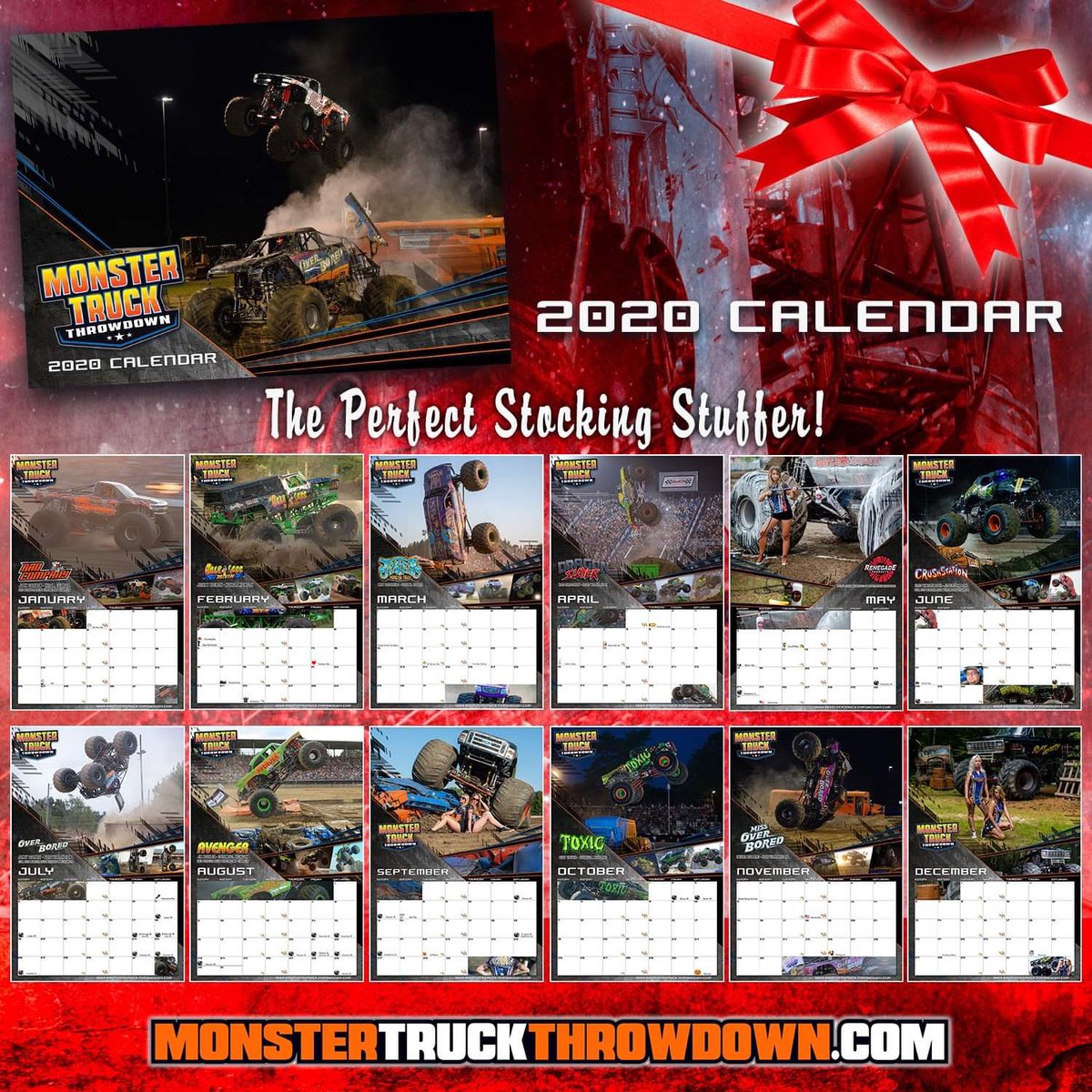 2020 Calendars are hot! Order up at MonsterTruckThrowdown.com! 
.
#monstertruckthrowdown