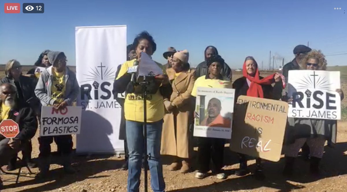 theCCR's tweet photo. @labucketbrigade WATCH LIVE: Gravesites have been found on Formosa Plastics’ proposed site. Listen in for the story that Formosa has tried to hide for over a year: https://t.co/xt1qvtfMVT #StopFormosa #StJamesIsFull https://t.co/KSaphRzLHN