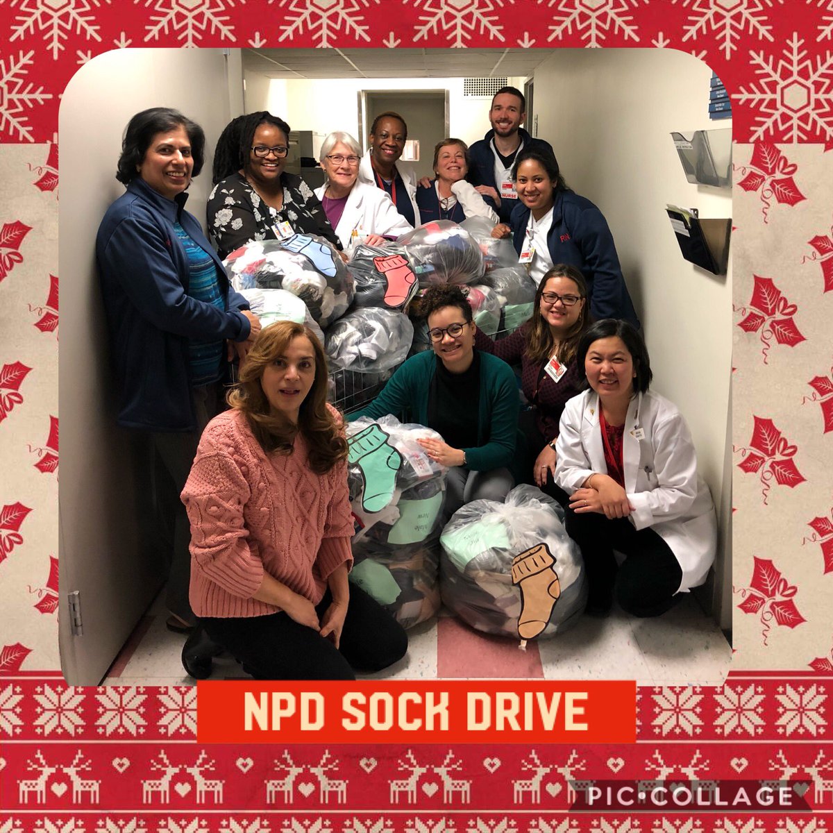 Giving back to the community #couldnt do it without NYP staff generosity