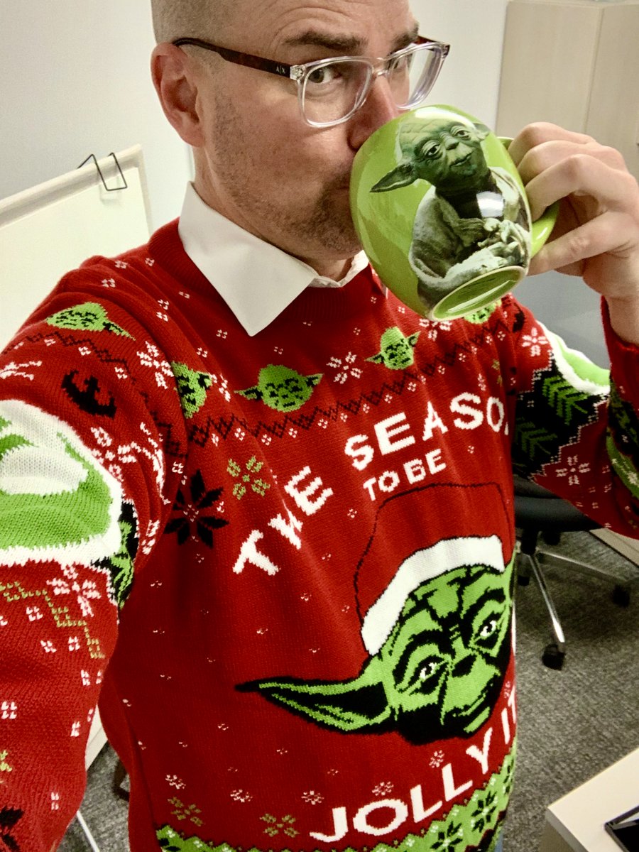 wiltonbrands's tweet photo. Today is one of the best days in the office because it’s the ugly holiday sweater contest! Who would you vote for? #Wilton #WorkAtWilton #UglySweaters #HolidaySweaters https://t.co/cP6FOvDd9M