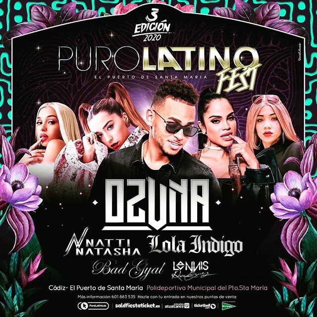 larga74's tweet photo. Ya tenemos disponible los abonos para #purolatino2020 💥💥💥
⚠️Aprovecha antes de que suban de precio⚠️
@ozuna @nattinatasha @lolaindigomusic @akabadgyal @lennisrodriguez.official @purolatino_oficial @larga74.es https://t.co/2poHC9uvEZ https://t.co/yZPfoWHU0V