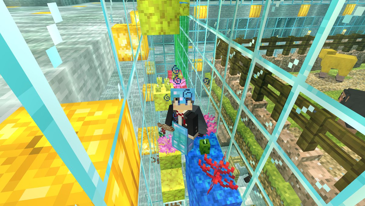才谷 Saicra Minecraft Be Live 60 拠点水槽2 ご視聴ありがとうございました 拠点内に1 4の壁 水槽が出来上がりました 続きは年を開けてから少しづつ 作っていきます 是非ご覧ください Saicra Be Minecraft T Co Mzlevhuxtx T Co