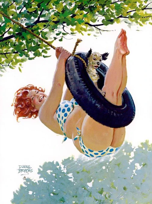 jucika reminds me a lot of the pin-up character hilda, both characters intended to be sexy (and are) but also have lots of personality and fun/silly narratives to their respective works 