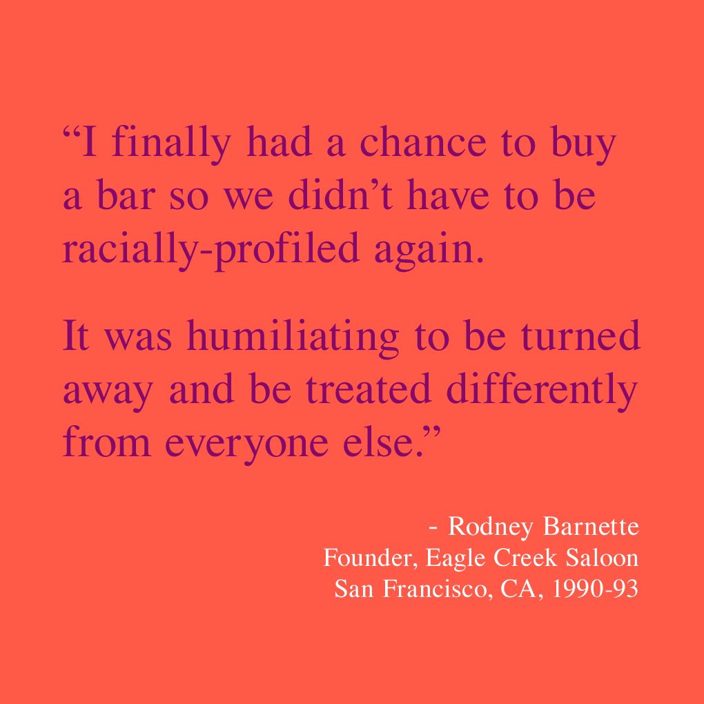 Speaking with his daughter earlier this season @theicala, #RodneyBarnette revealed the impetus to establish the Eagle Creek Saloon in #SanFrancisco (1990-93) - ‘The New Eagle Creek Saloon’ by #SadieBarnette continues thru Jan 26, 2020 >>> instagram.com/p/B6OPqVUgsAt/… | #icala